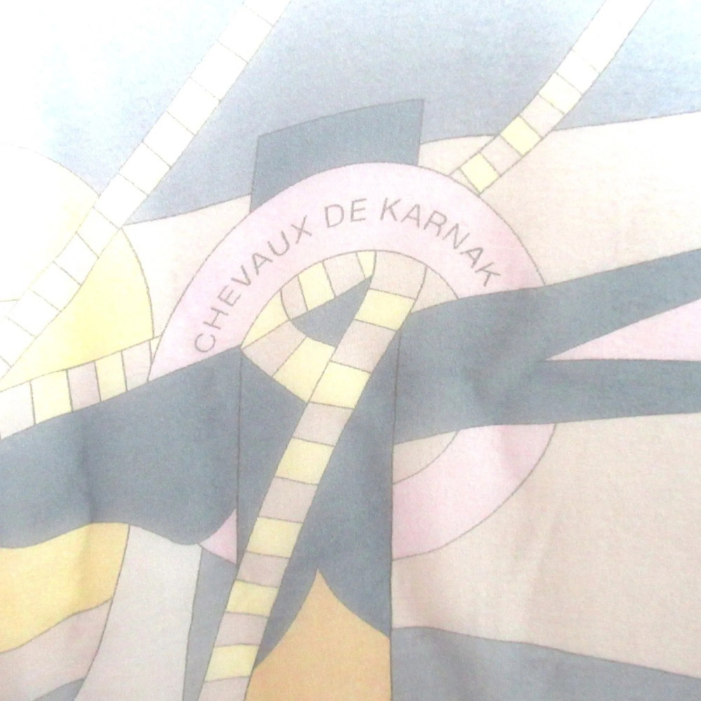 HERMES Black Silk Scarf - Picture 2 of 4